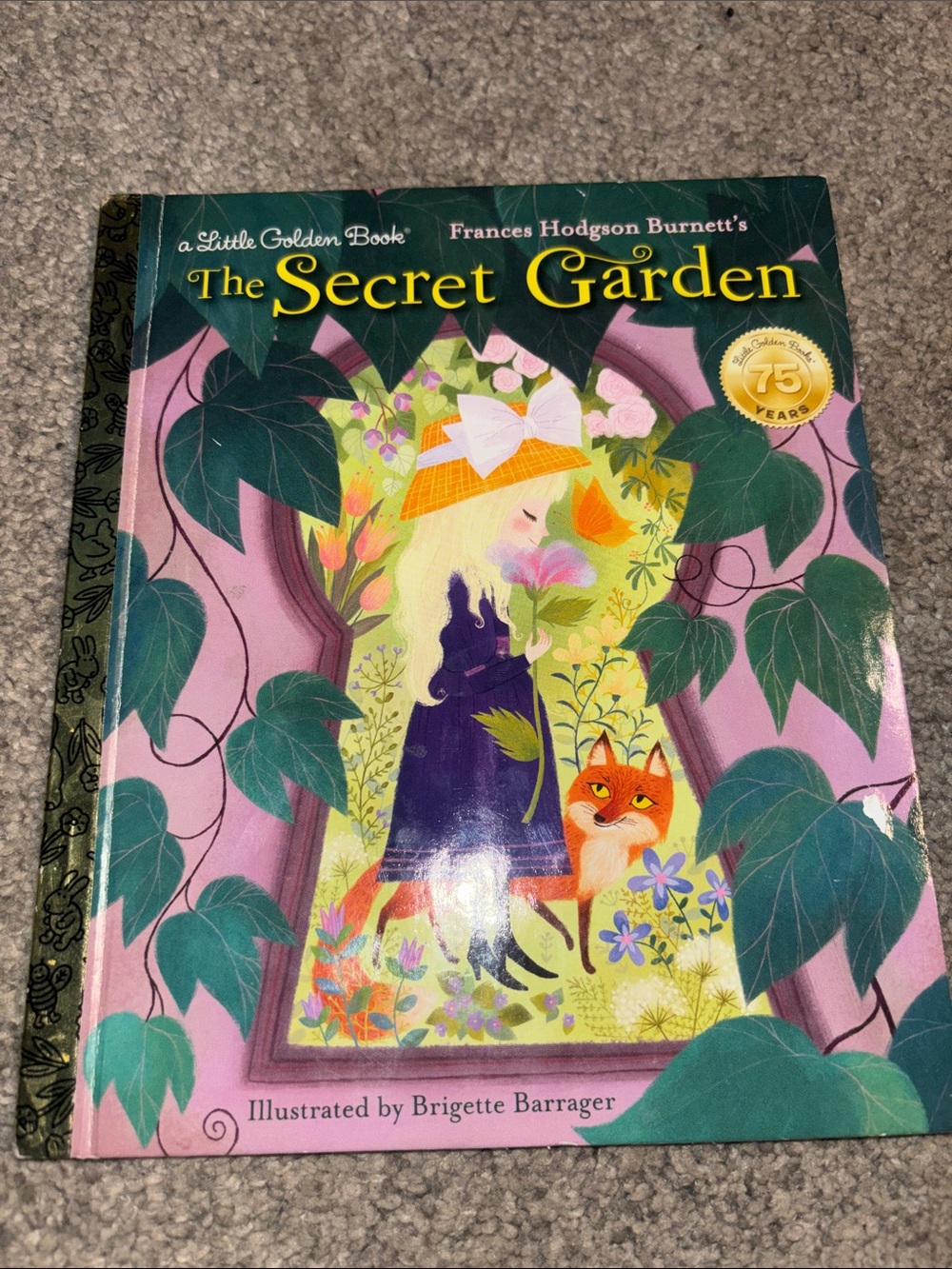 The Secret Garden Illustrated Hardcover - Pink & Green Illustrated Cover